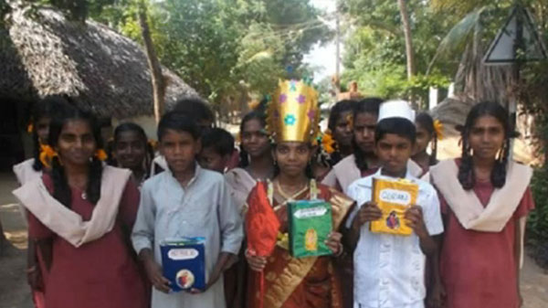 Went to each house in their village and spread the message of the Bible, the Quran and  the Bhagavad Gita's words for not committing suicide