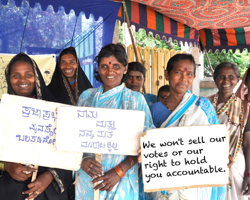GPHA was founded by the poorest and the most marginalized in rural Karnataka, and women have often led the charge. The campaign is now active in urban areas as well.