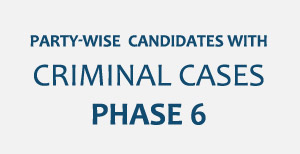 Almost every party has candidates with criminal cases