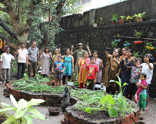 In three hours and with many hands, a productive community garden is ready